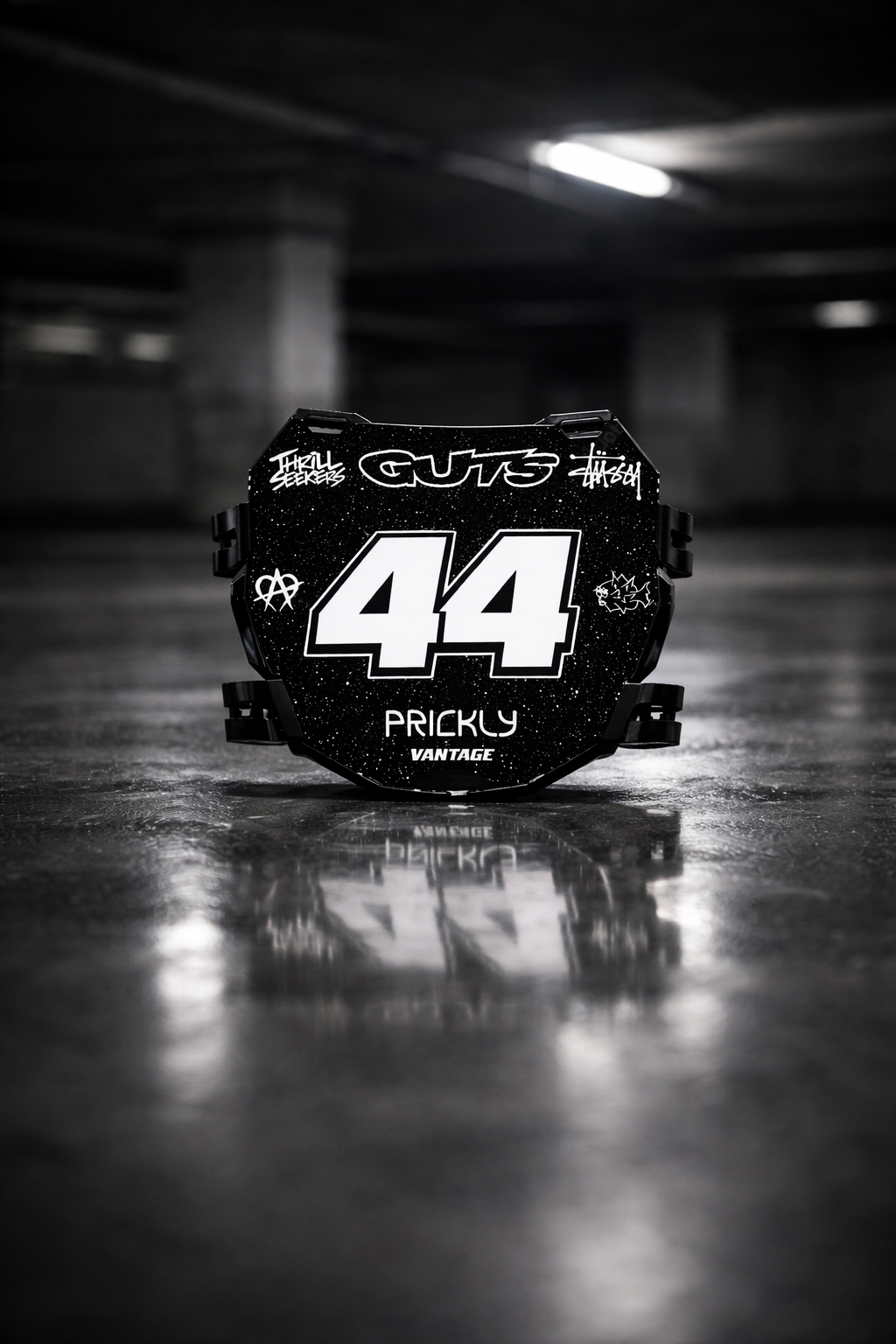 ODI Black Number Plate Decal