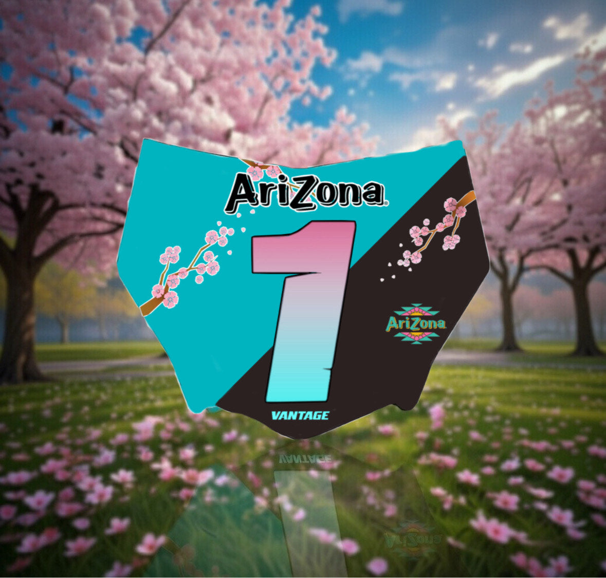 Cherry Blossom Decal (Custom) (ODI AND MOTOCUTZ)